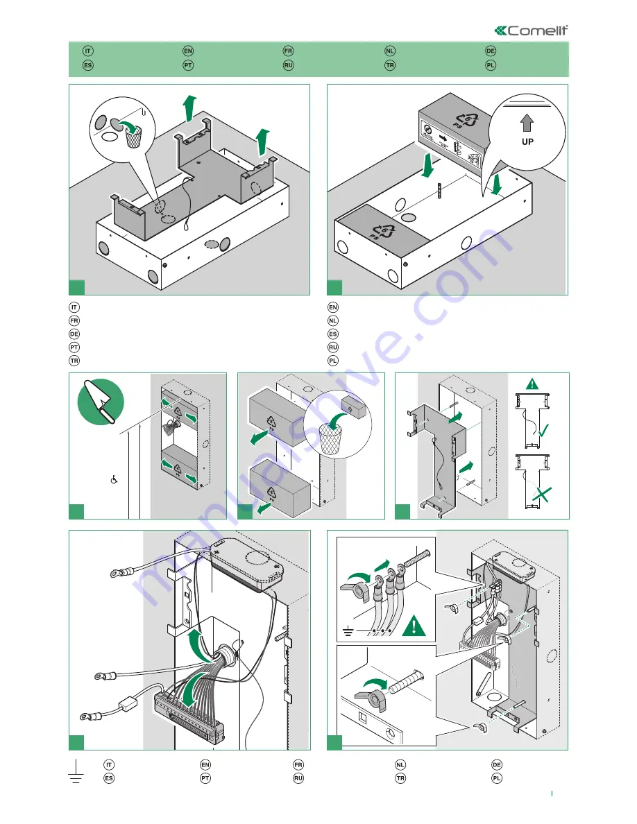 Comelit 316 Touch Technical Manual Download Page 7