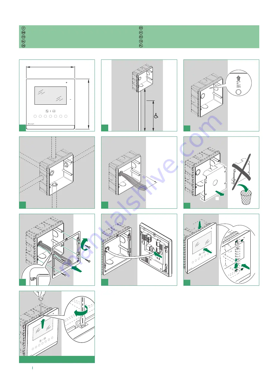 Comelit 6602W/BM Technical Manual Download Page 6