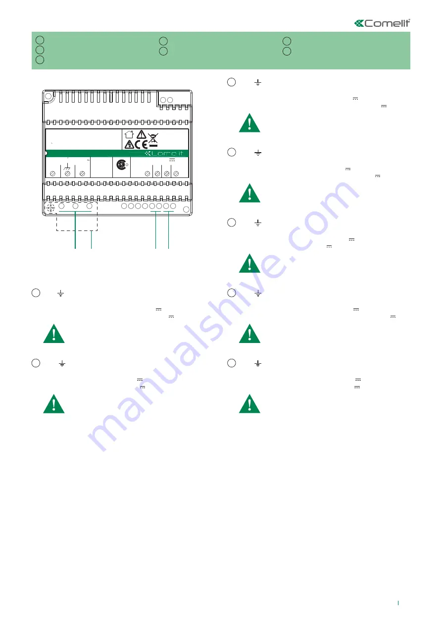 Comelit 8451V Скачать руководство пользователя страница 7