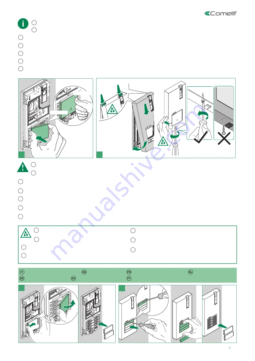 Comelit 8451V Technical Manual Download Page 11