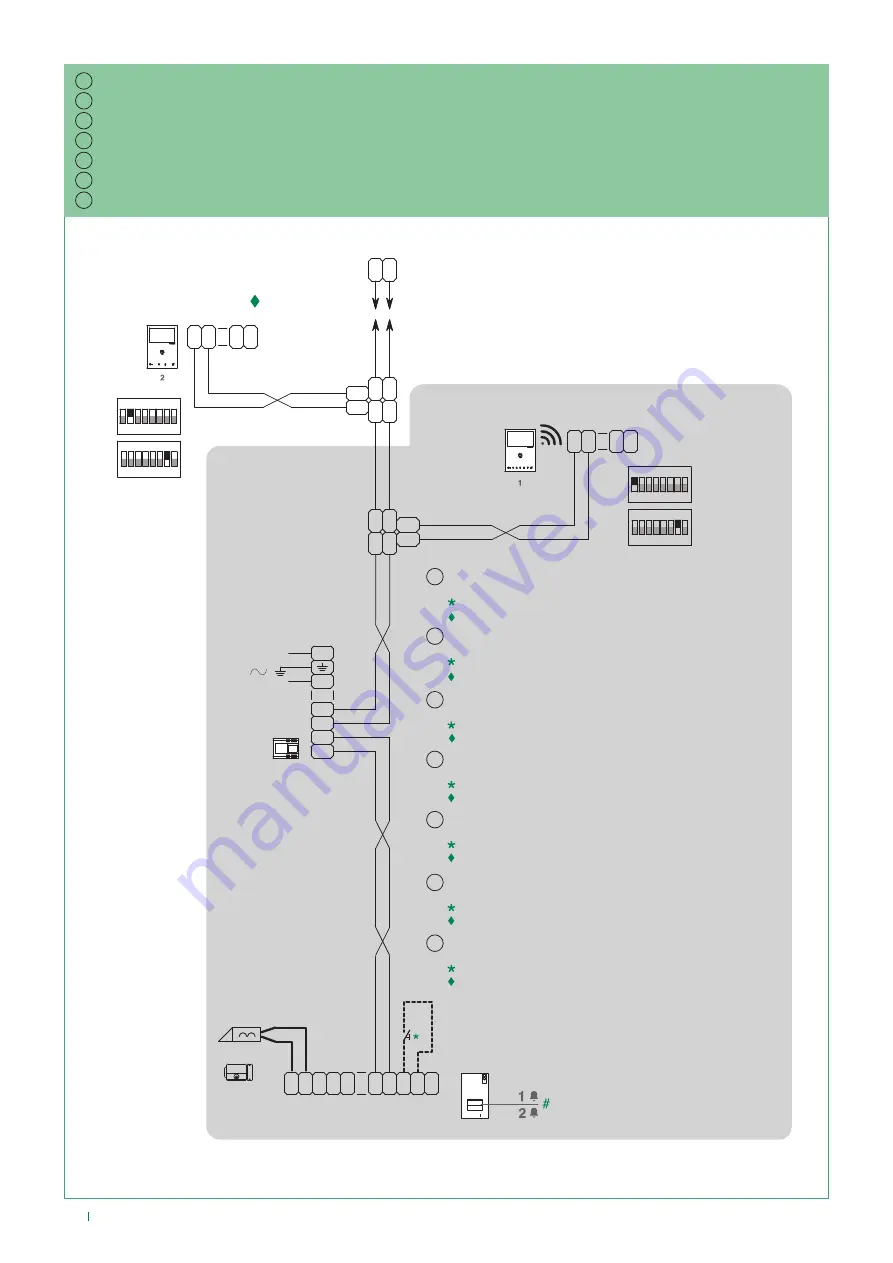 Comelit 8451V Technical Manual Download Page 20