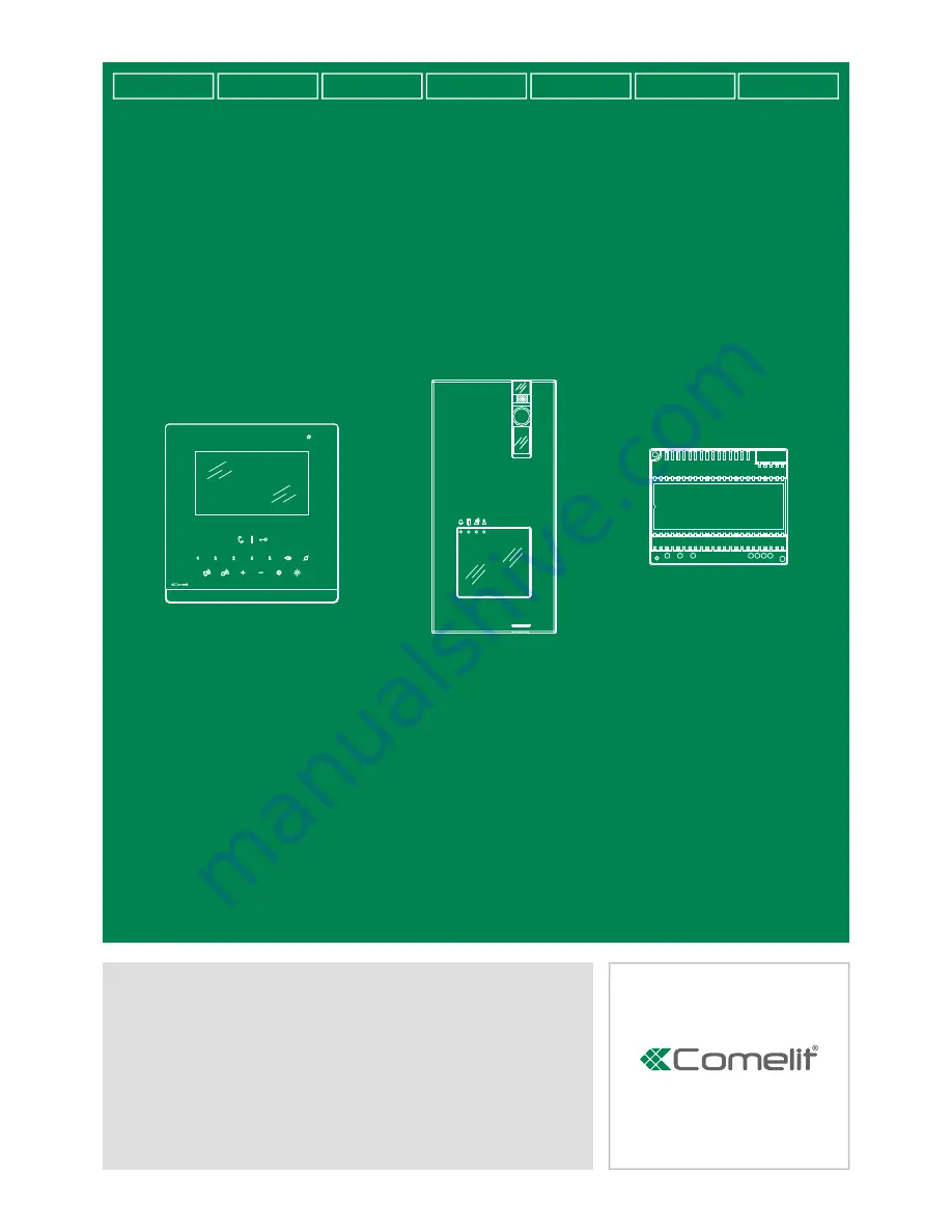 Comelit 8461I Technical Manual Download Page 1