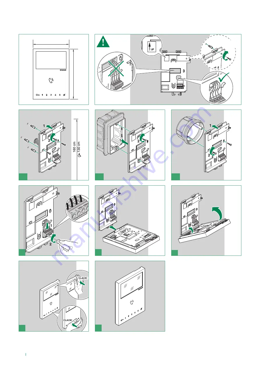 Comelit 8461V Technical Manual Download Page 16