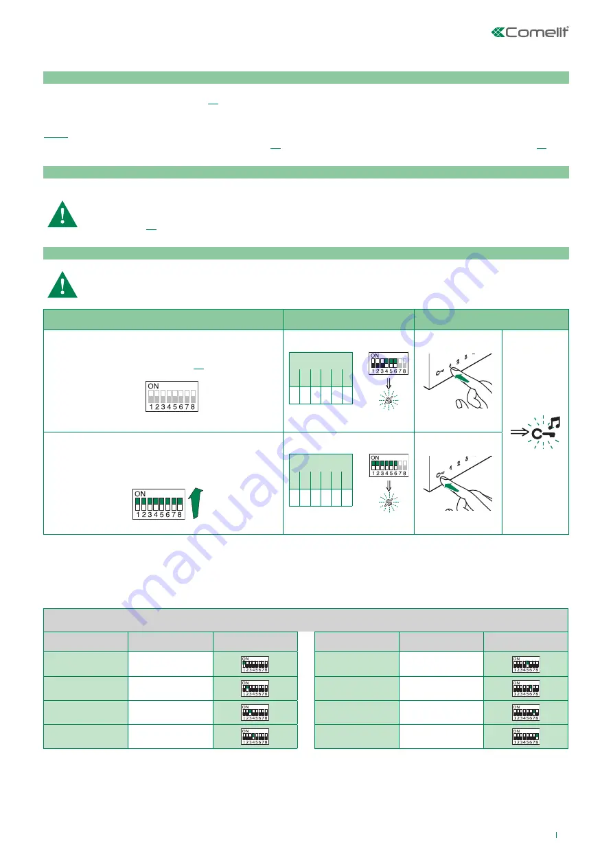 Comelit 8461V Technical Manual Download Page 19