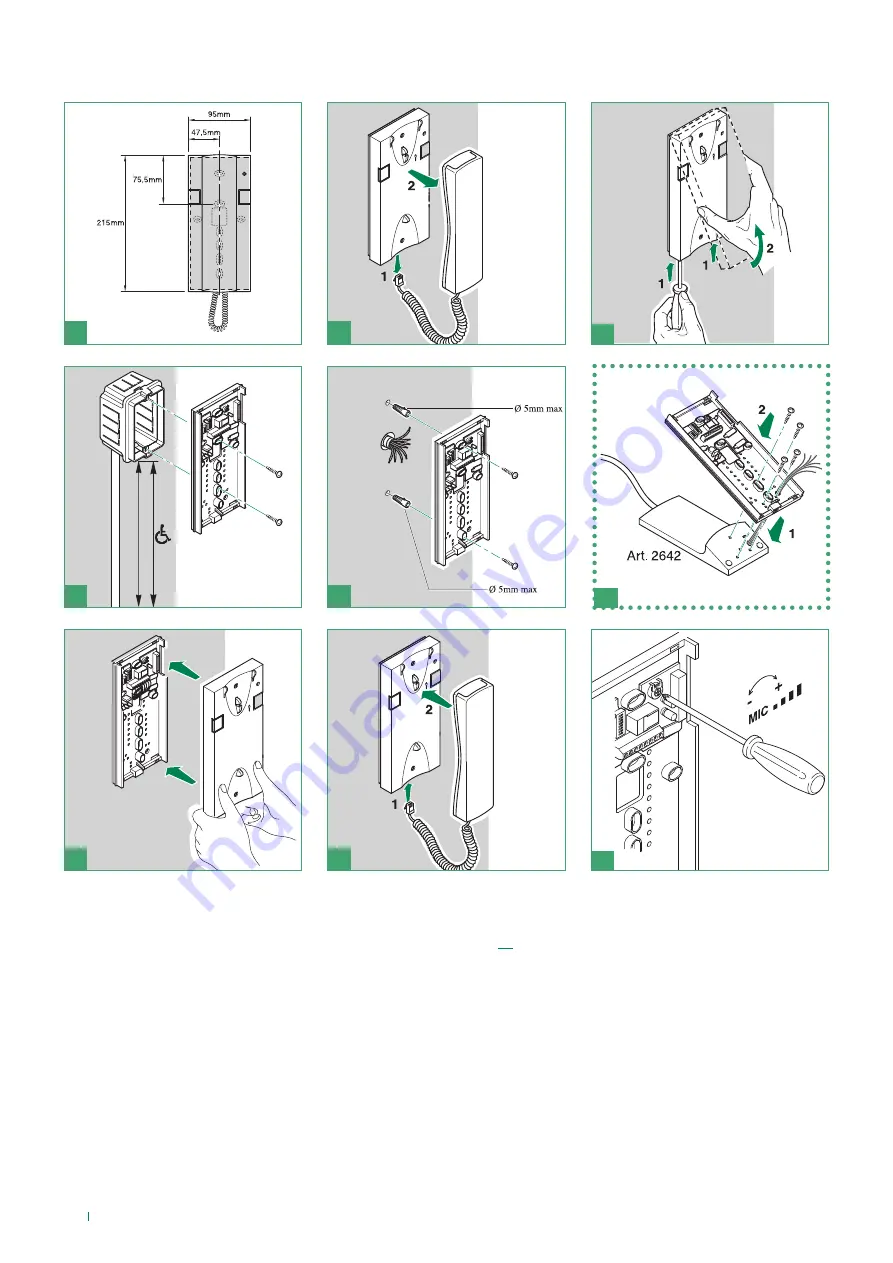 Comelit 8461V Technical Manual Download Page 28