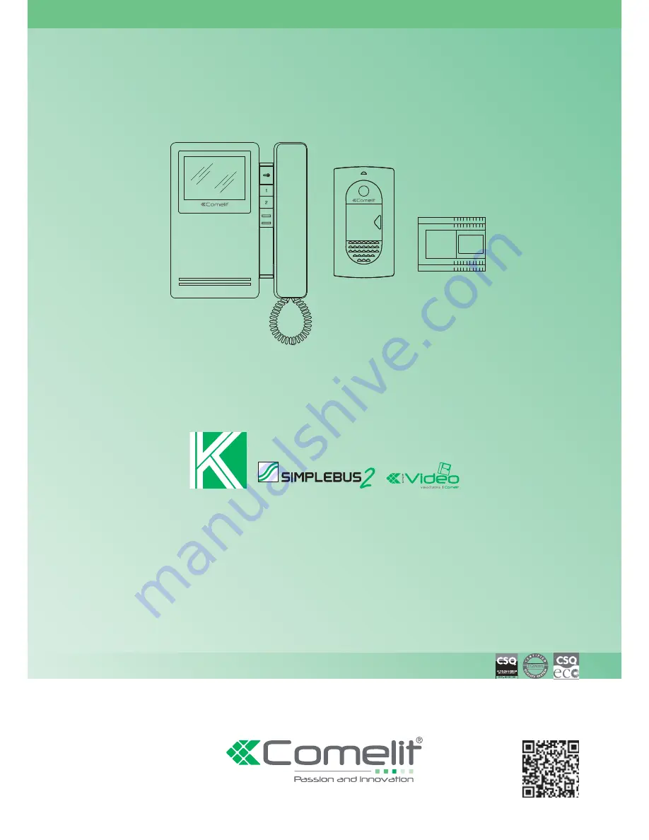 Comelit 8471MB Technical Manual Download Page 1