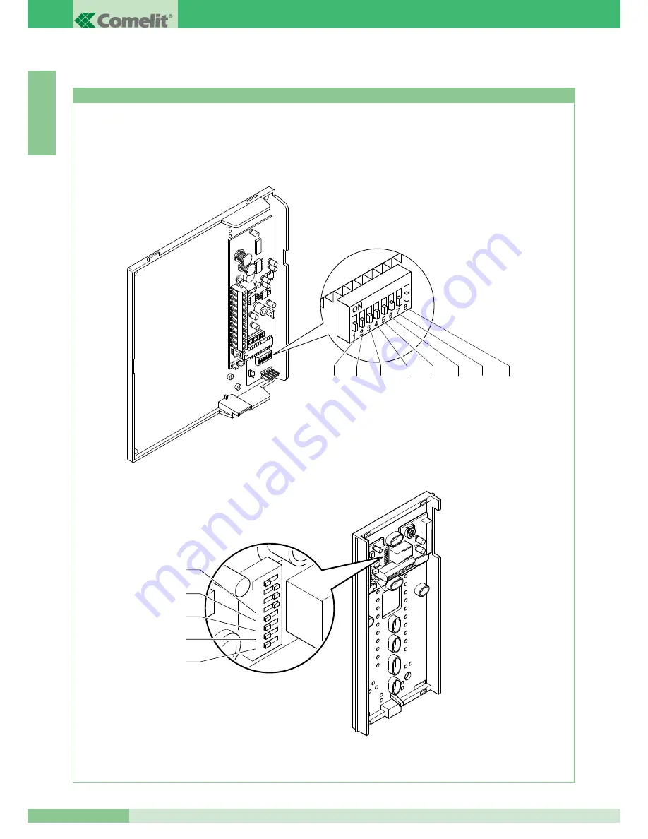 Comelit COLOR BRAVO 8184 Technical Manual Download Page 16