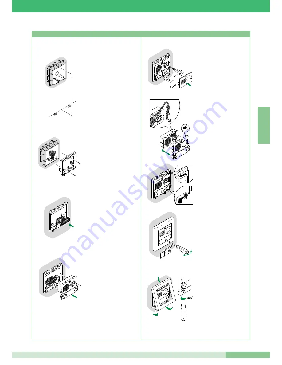 Comelit COLOR BRAVO 8184 Technical Manual Download Page 53