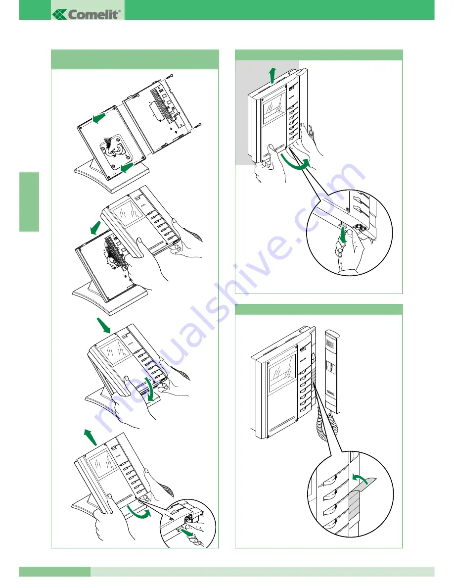 Comelit COLOR BRAVO 8184 Technical Manual Download Page 56