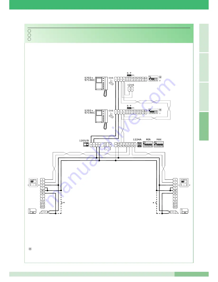 Comelit COLOR BRAVO 8184 Technical Manual Download Page 79