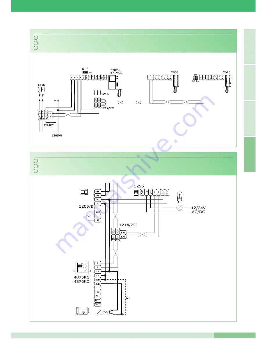 Comelit COLOR BRAVO 8184 Technical Manual Download Page 87