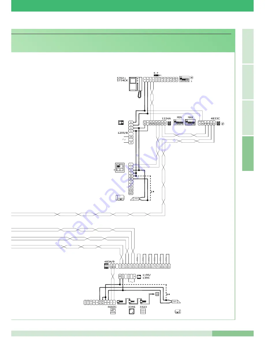 Comelit COLOR BRAVO 8184 Technical Manual Download Page 93