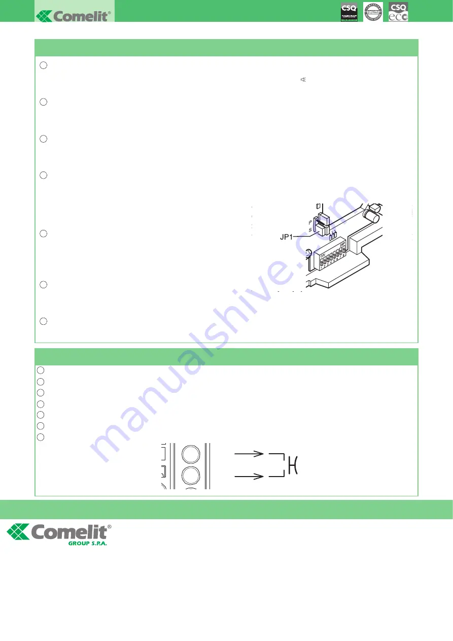 Comelit Diva FT SBC 03 Technical Manual Download Page 12