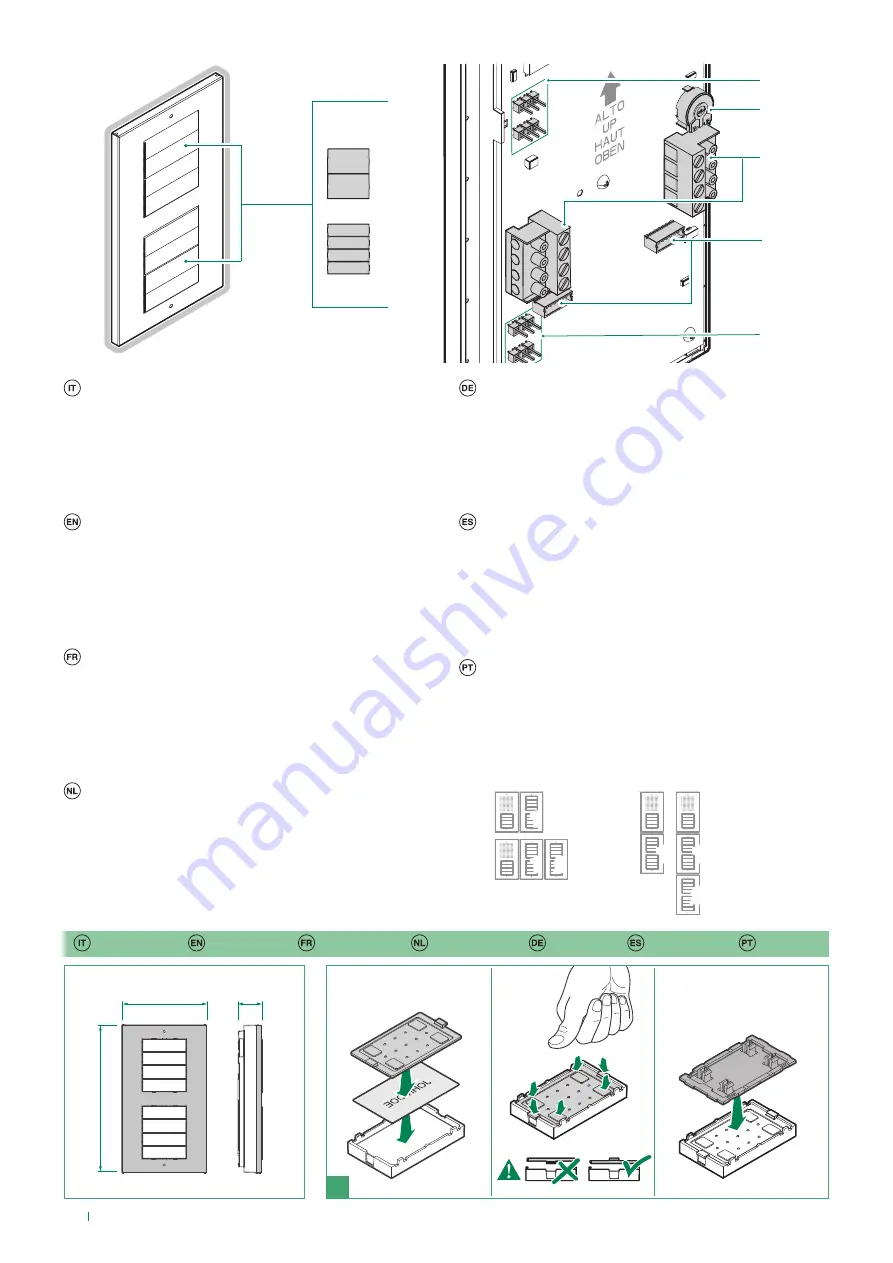 Comelit EXTRA 4+N MODULE Technical Manual Download Page 2