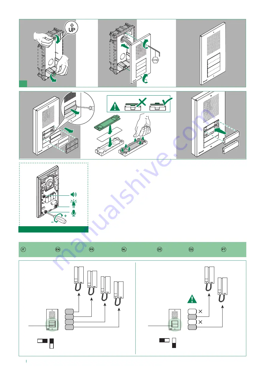 Comelit Extra ET5100 Technical Manual Download Page 2