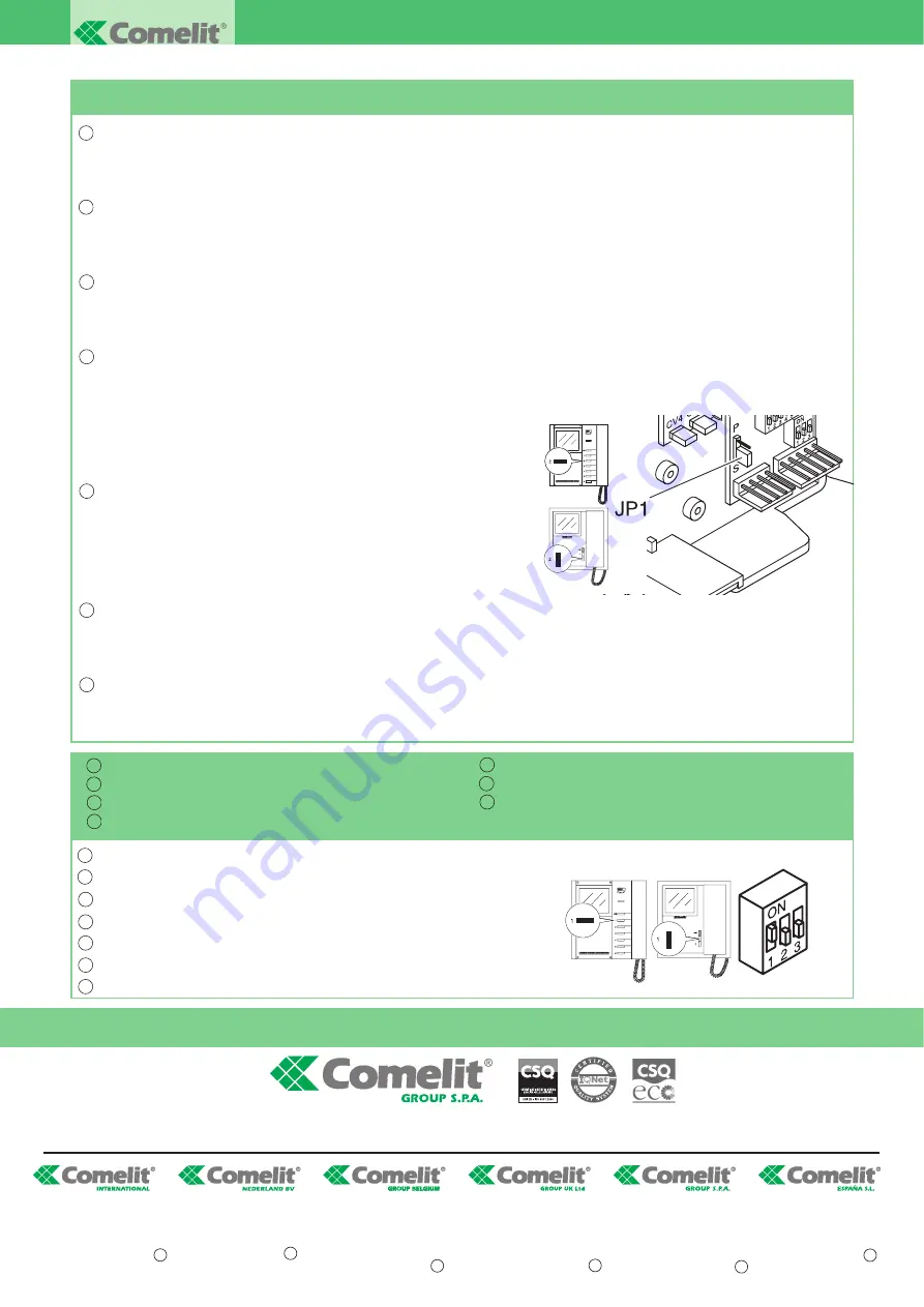 Comelit FT SBC 02 Скачать руководство пользователя страница 16