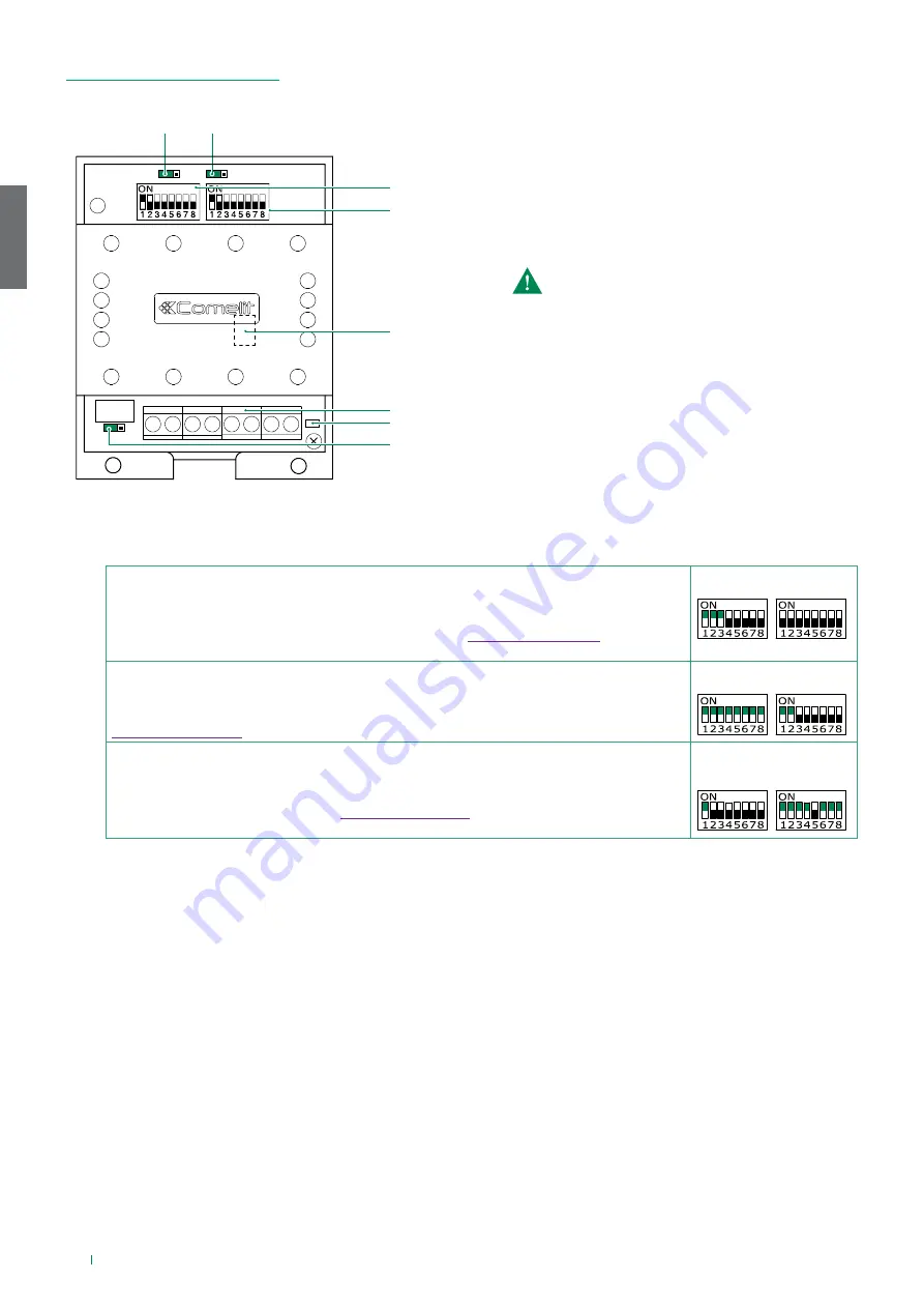 Comelit HFX-7000M Technical Manual Download Page 32