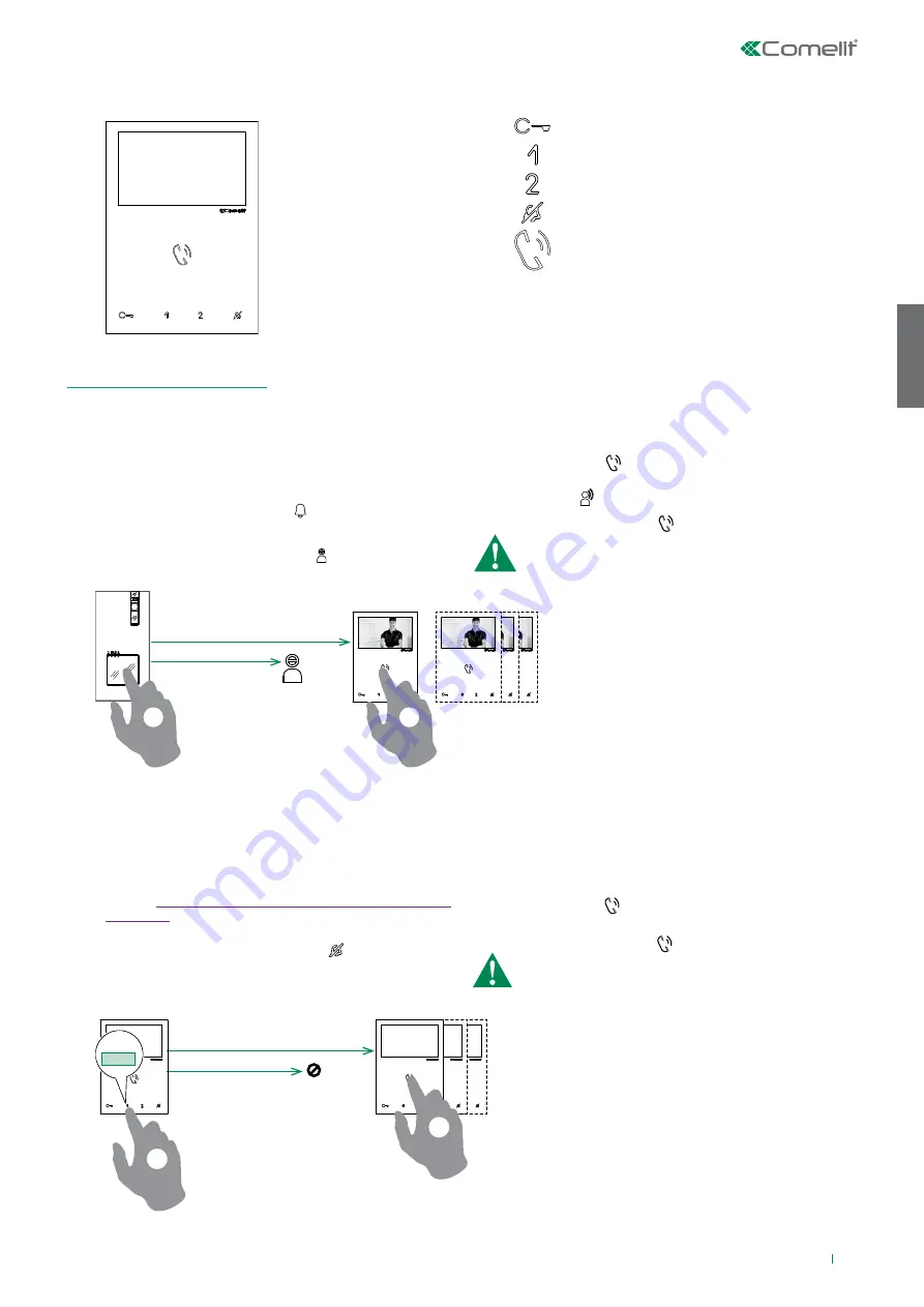 Comelit HFX-7000M Technical Manual Download Page 75