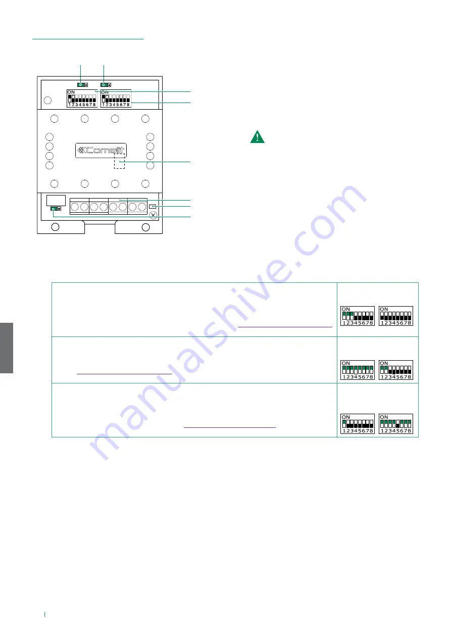 Comelit HFX-7000M Technical Manual Download Page 112