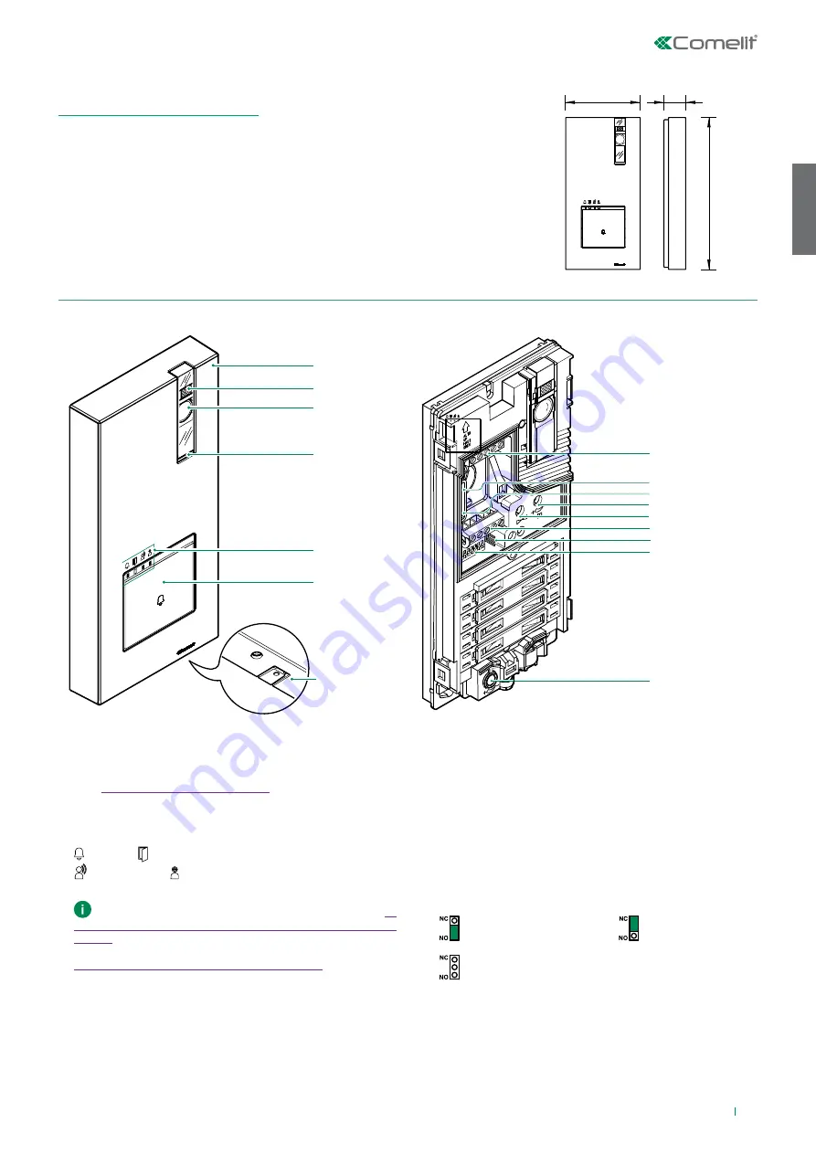 Comelit HFX-7000MW Technical Manual Download Page 5