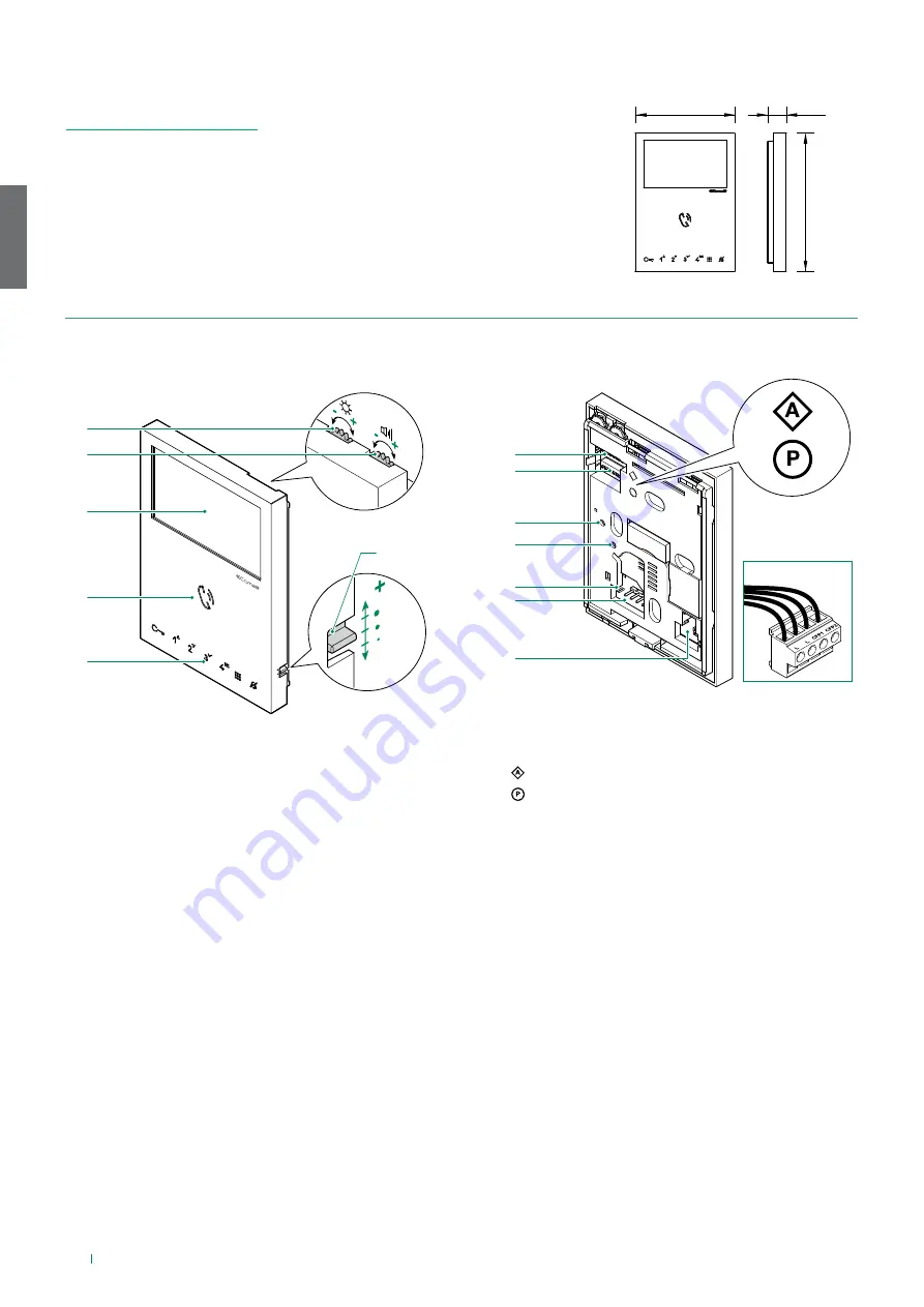 Comelit HFX-7000MW Technical Manual Download Page 6