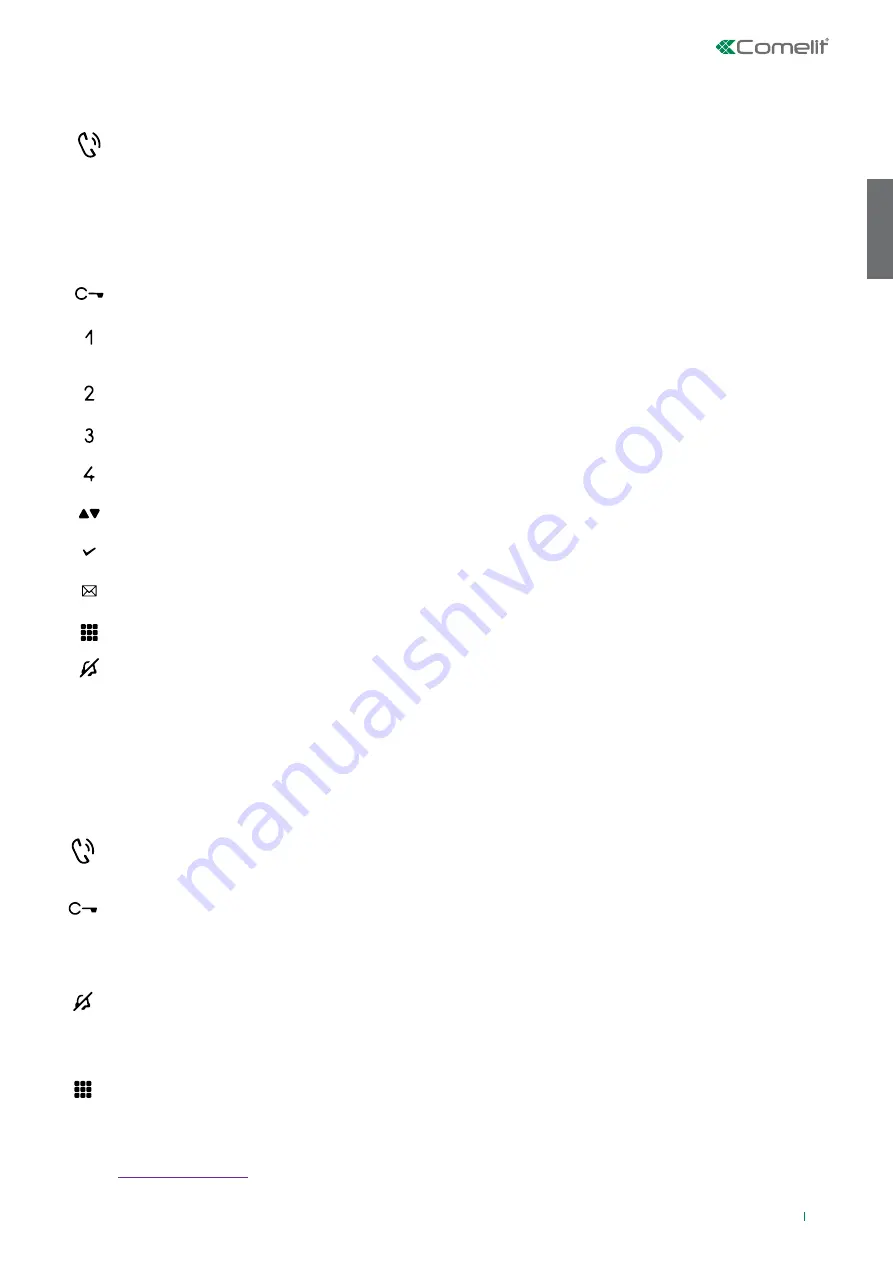 Comelit HFX-7000MW Technical Manual Download Page 7