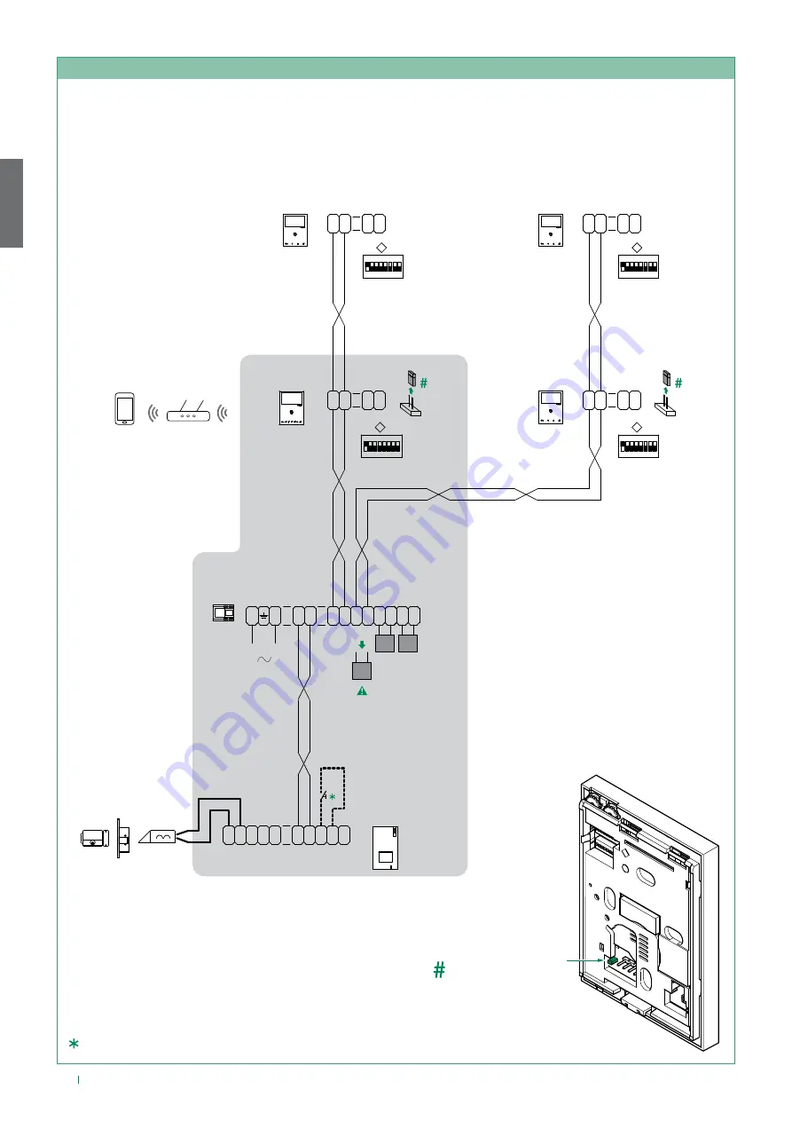 Comelit HFX-7000MW Technical Manual Download Page 12