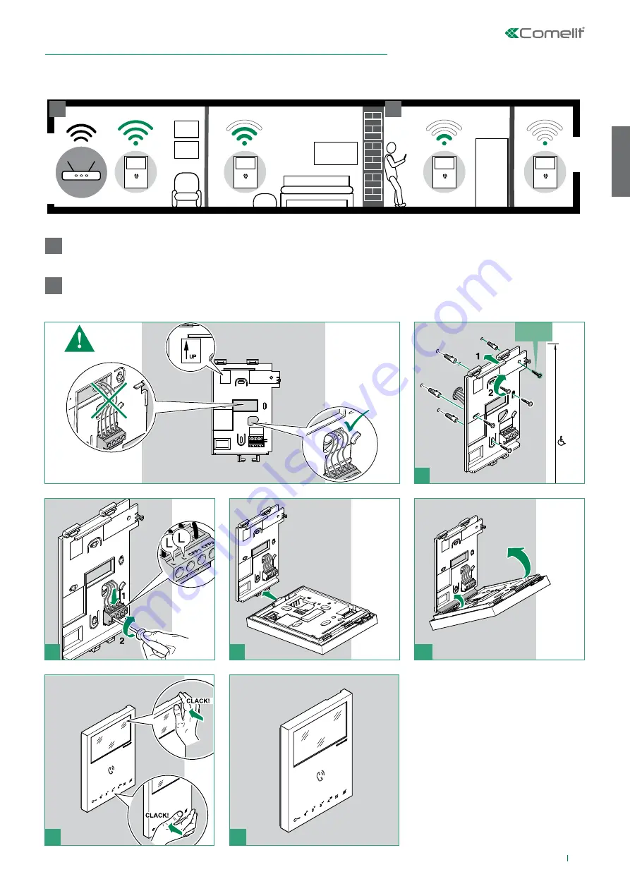 Comelit HFX-7000MW Technical Manual Download Page 21