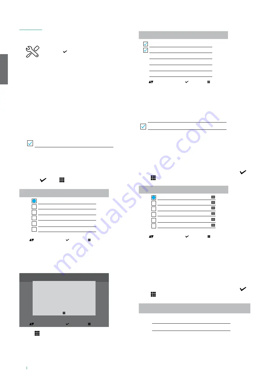 Comelit HFX-7000MW Technical Manual Download Page 40