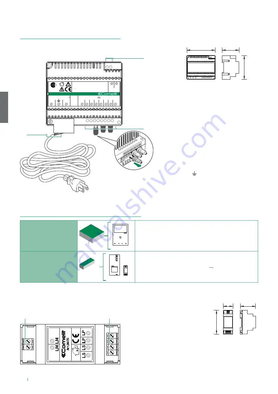 Comelit HFX-7000MW Technical Manual Download Page 50