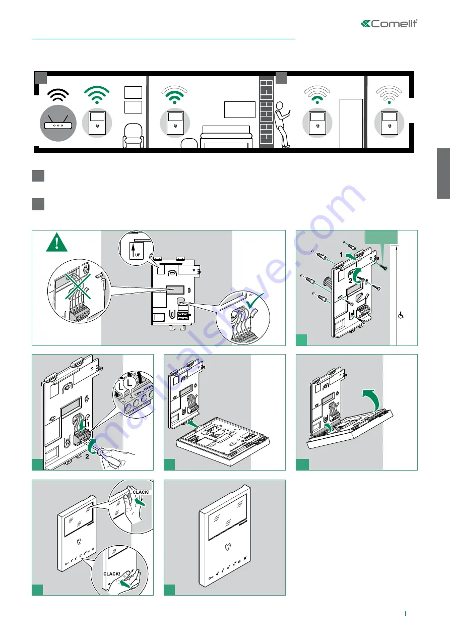 Comelit HFX-7000MW Technical Manual Download Page 63