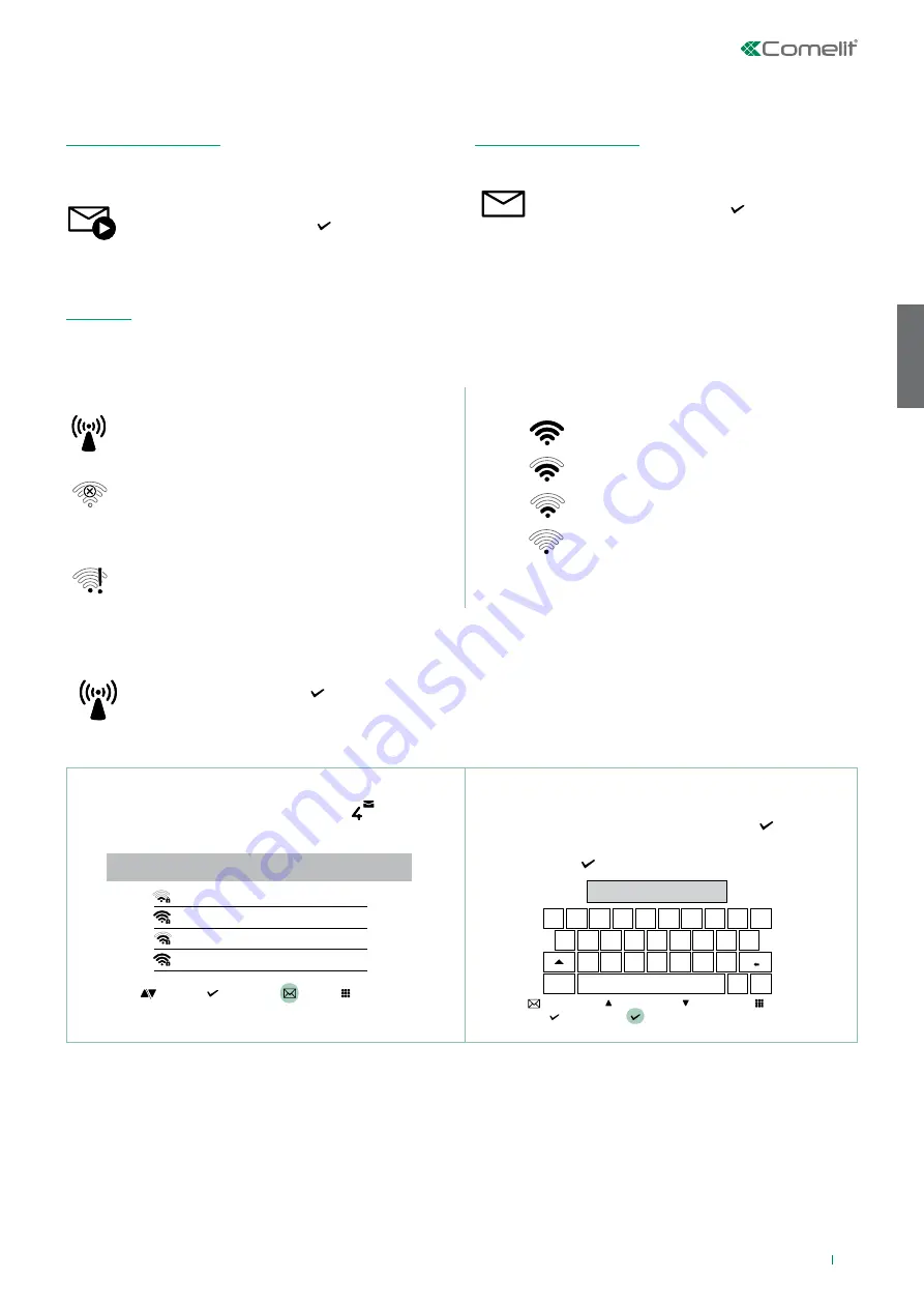 Comelit HFX-7000MW Technical Manual Download Page 81