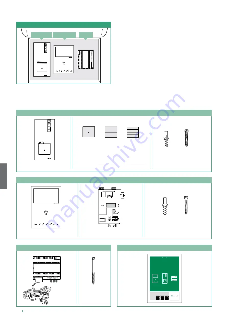 Comelit HFX-7000MW Technical Manual Download Page 88