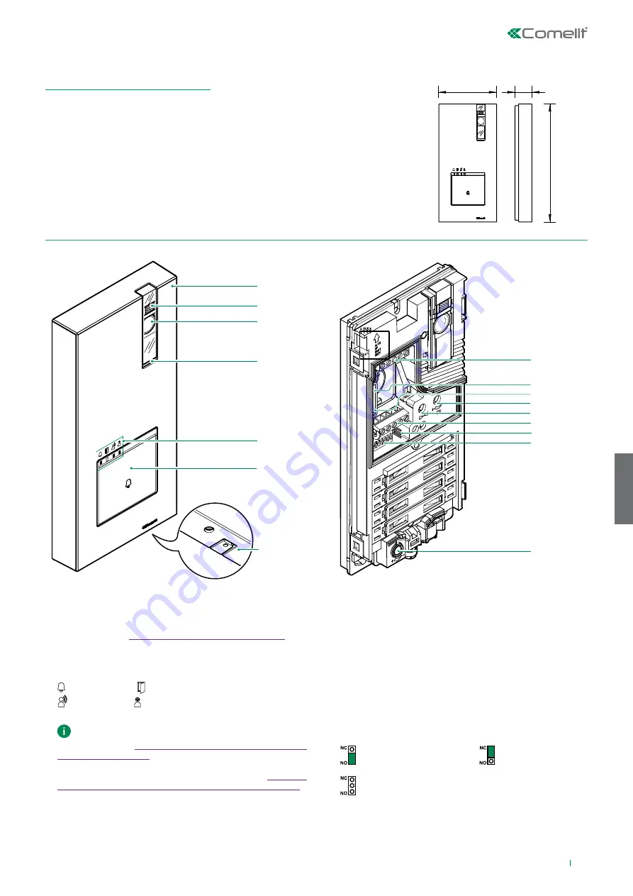 Comelit HFX-7000MW Technical Manual Download Page 89