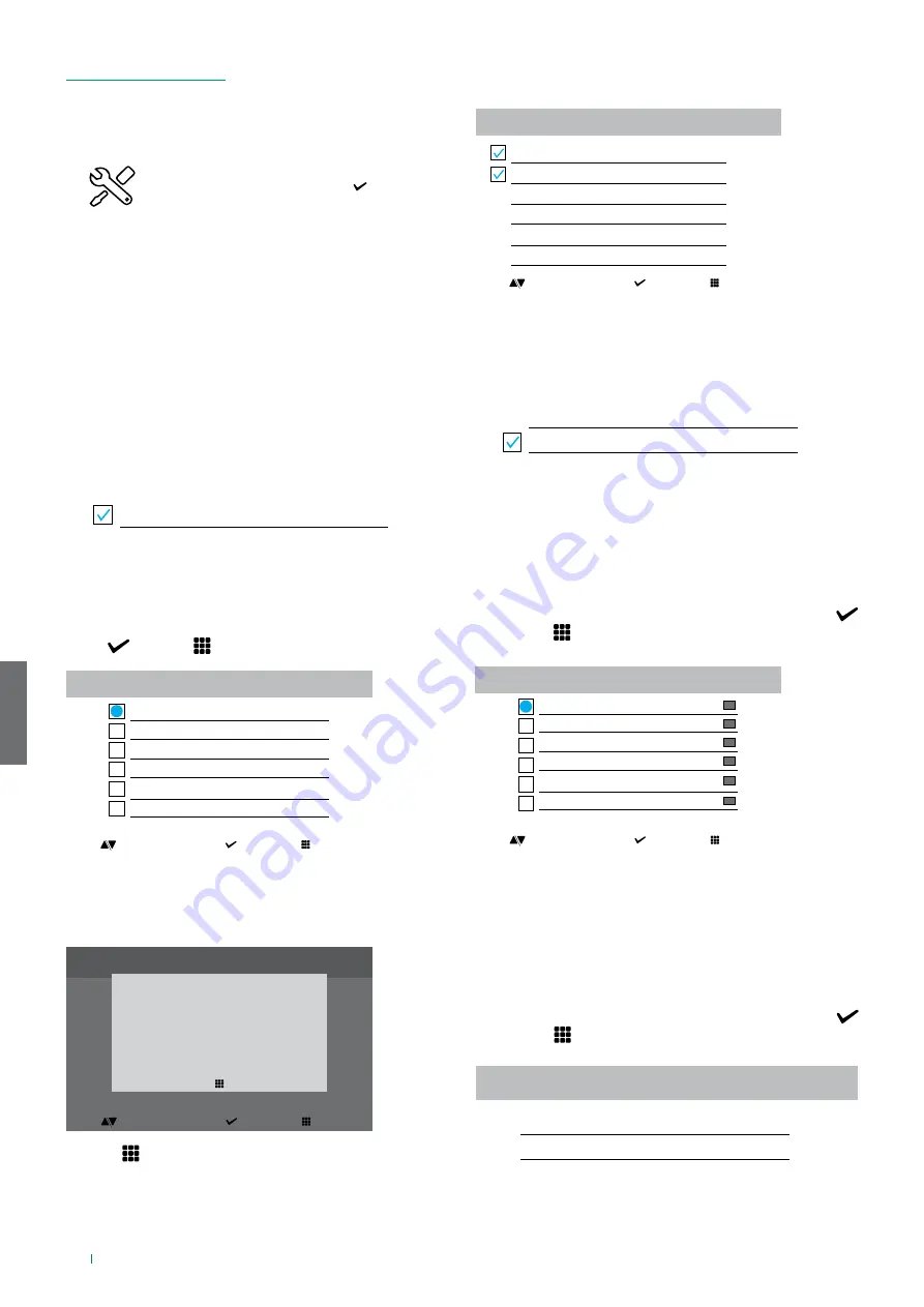 Comelit HFX-7000MW Technical Manual Download Page 124