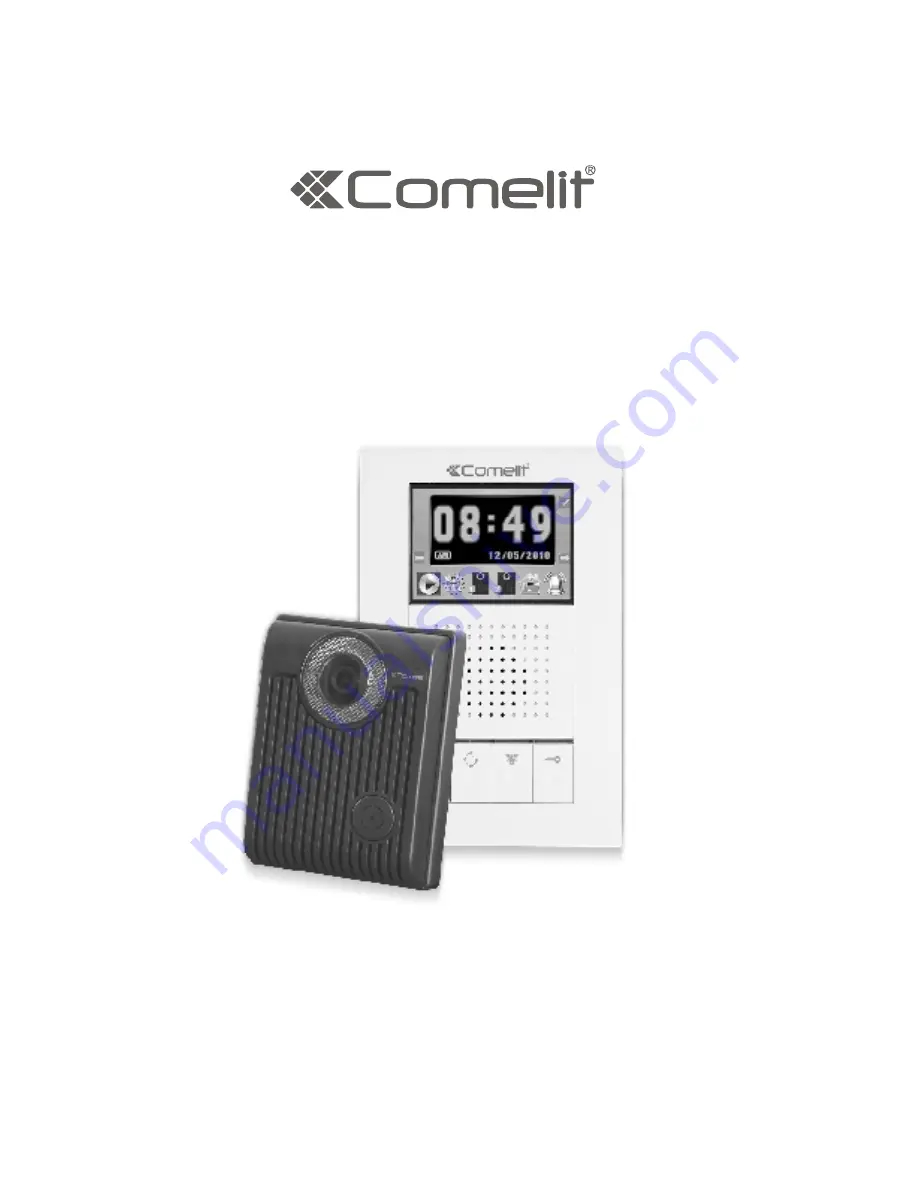 Comelit HFX-700R KIT Installation And Operation Manual Download Page 1