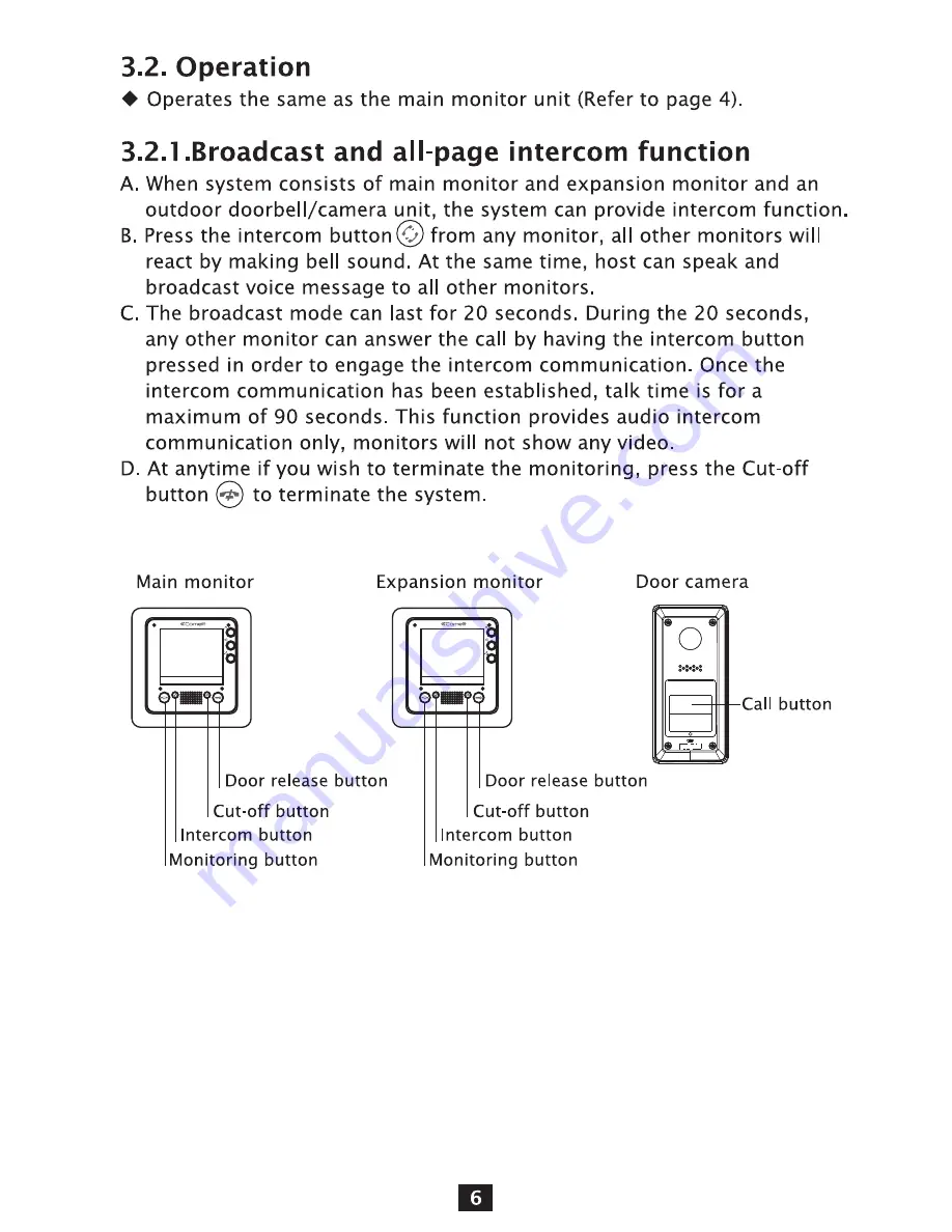 Comelit HFX-720MS Owner'S Manual And Installation Instructions Download Page 9