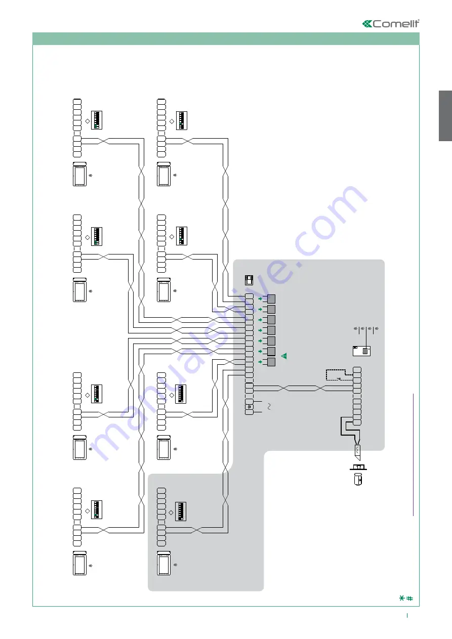 Comelit HFX-9000M Technical Manual Download Page 15