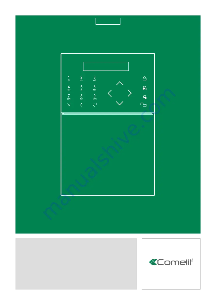 Comelit HUB32LCD User Manual Download Page 1