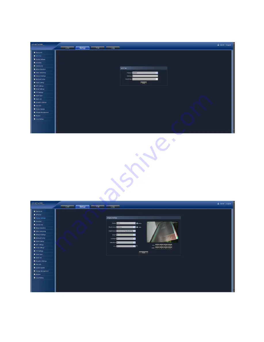 Comelit IPPTZ120IR Manual Download Page 15