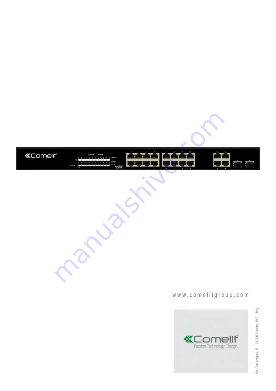 Comelit IPSWP22N01A Manual Download Page 1