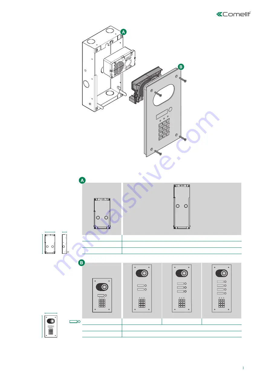 Comelit IX0101KP Technical Manual Download Page 3