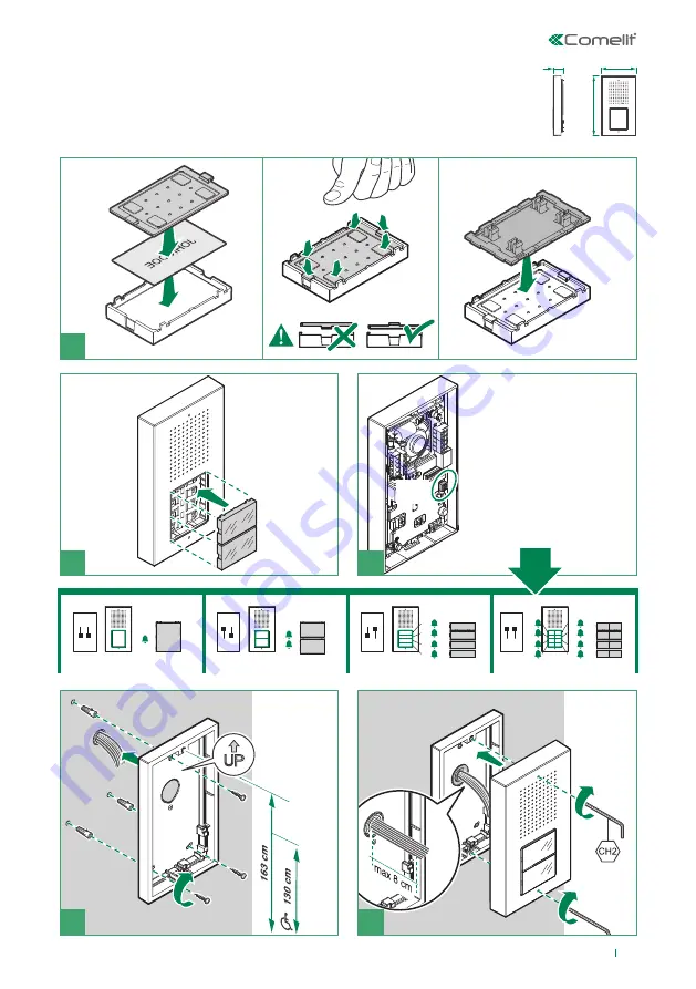 Comelit KCA2061A Technical Manual Download Page 5