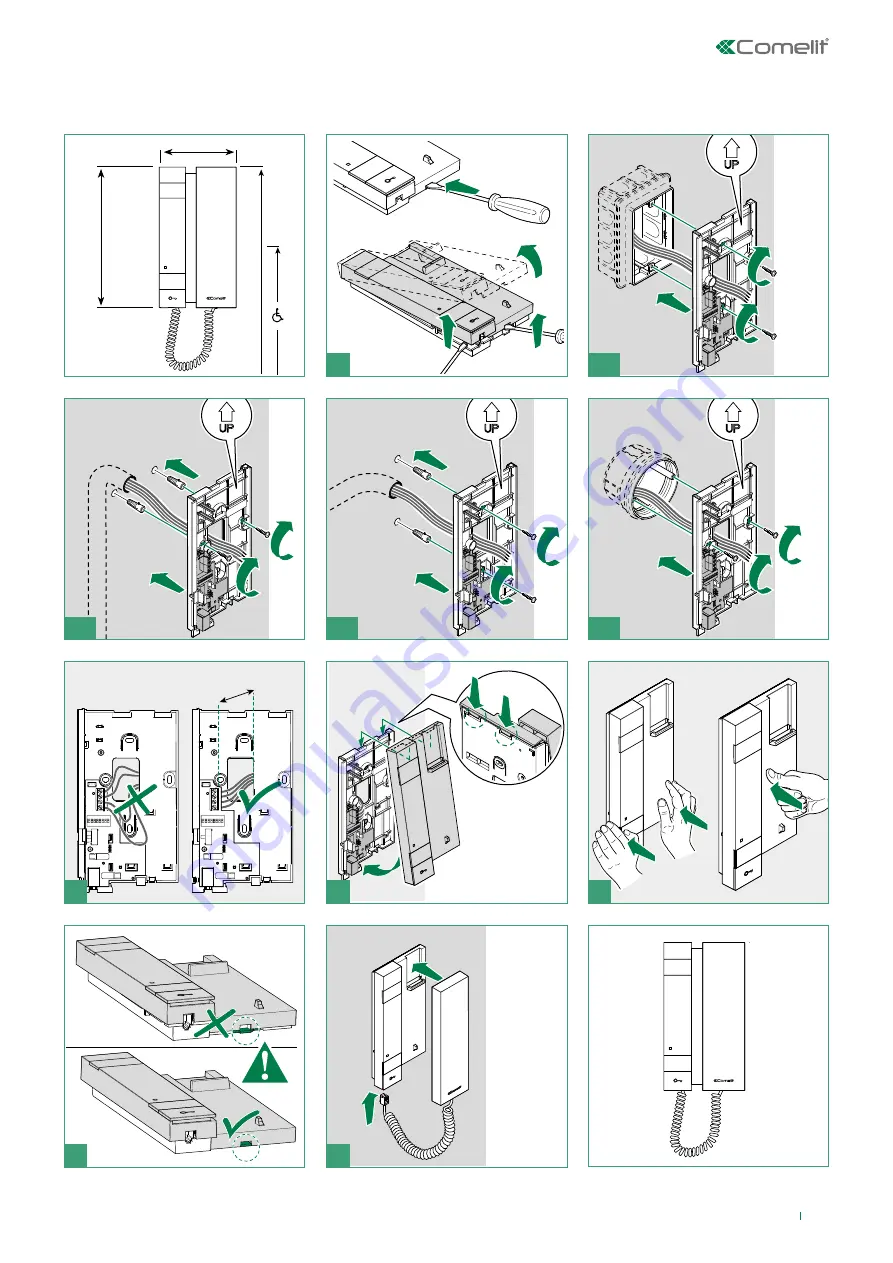 Comelit Mini 2708W/A Technical Manual Download Page 5