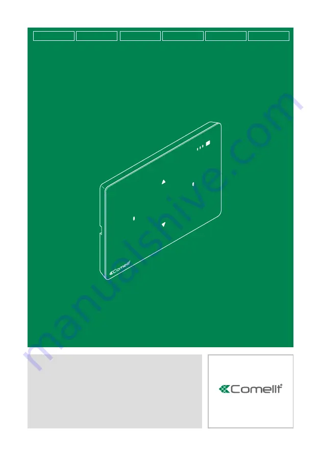 Comelit ONE/E Technical Manual Download Page 1