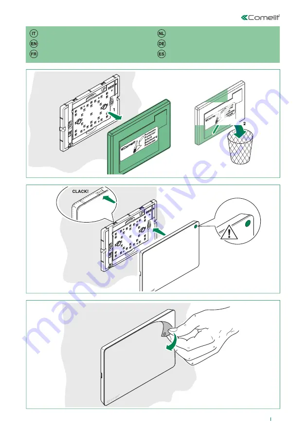 Comelit ONE/E Technical Manual Download Page 7