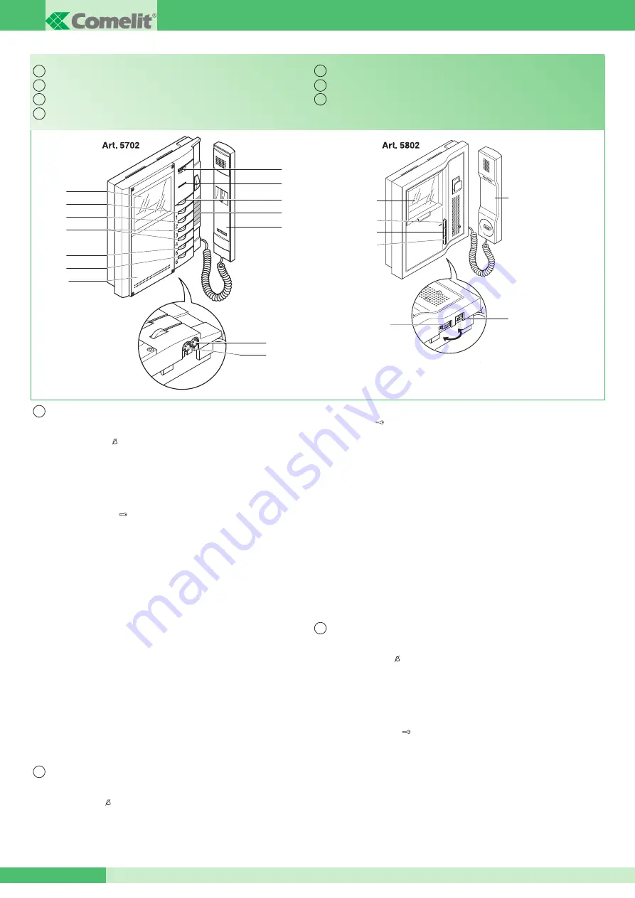 Comelit Simplebus Color 5714C Technical Sheet Download Page 12