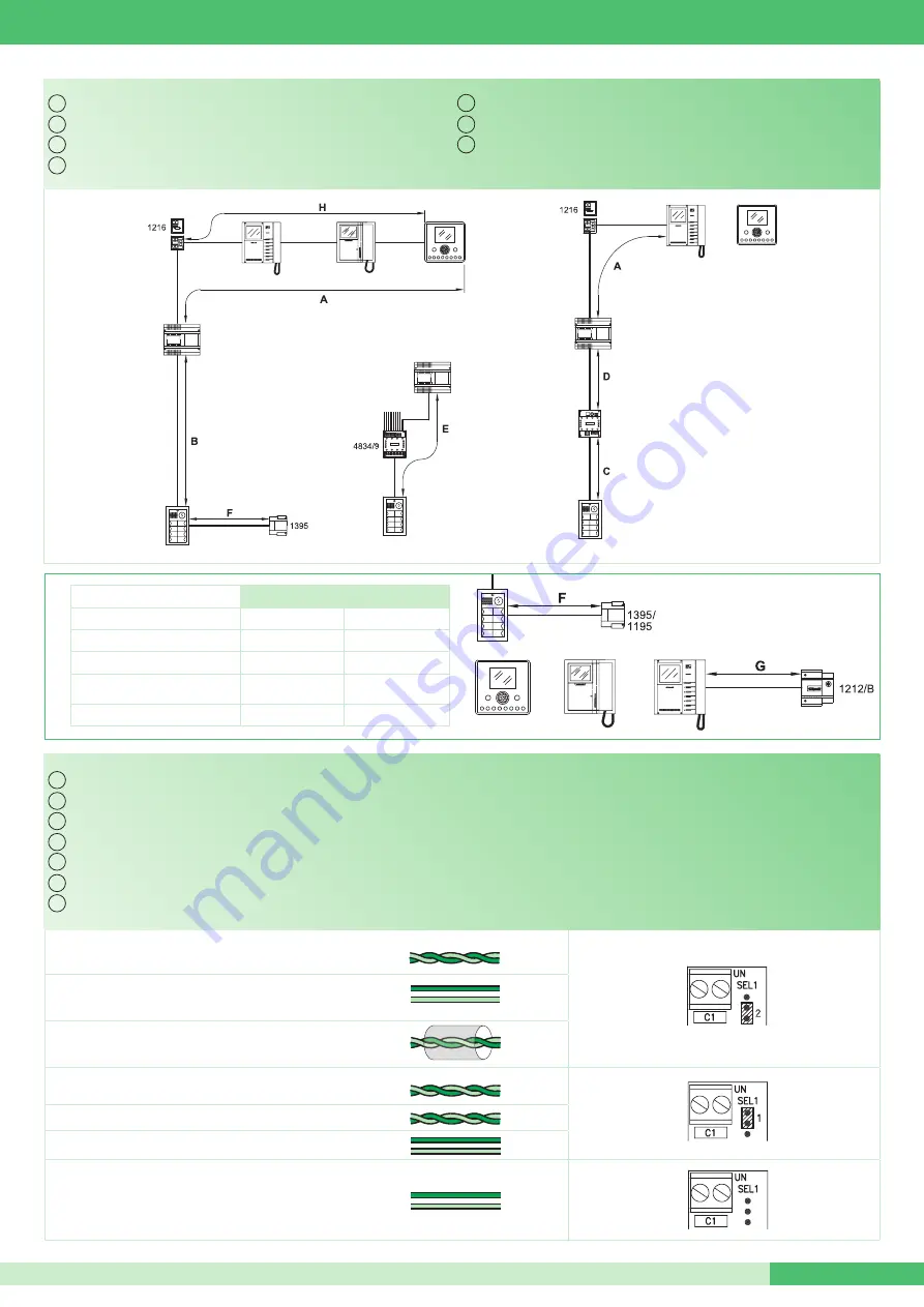 Comelit Simplebus Color 5714C Technical Sheet Download Page 25