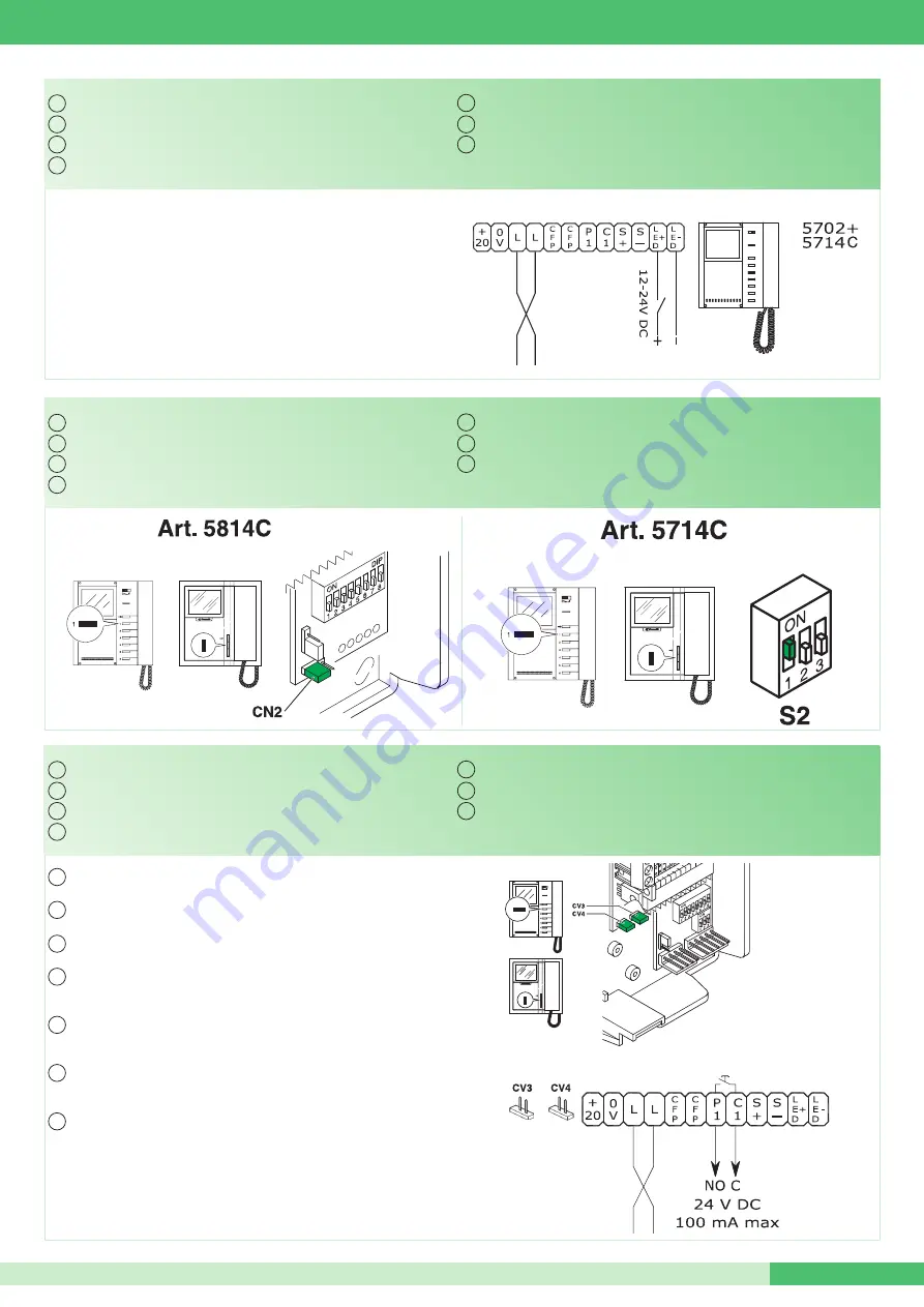 Comelit Simplebus Color 5714C Technical Sheet Download Page 41