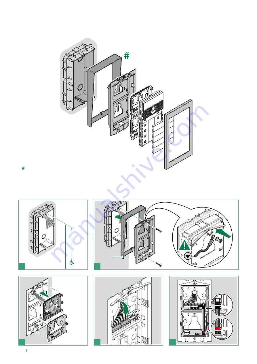 Comelit Simplebus1 Ultra UT1010VC Technical Manual Download Page 10